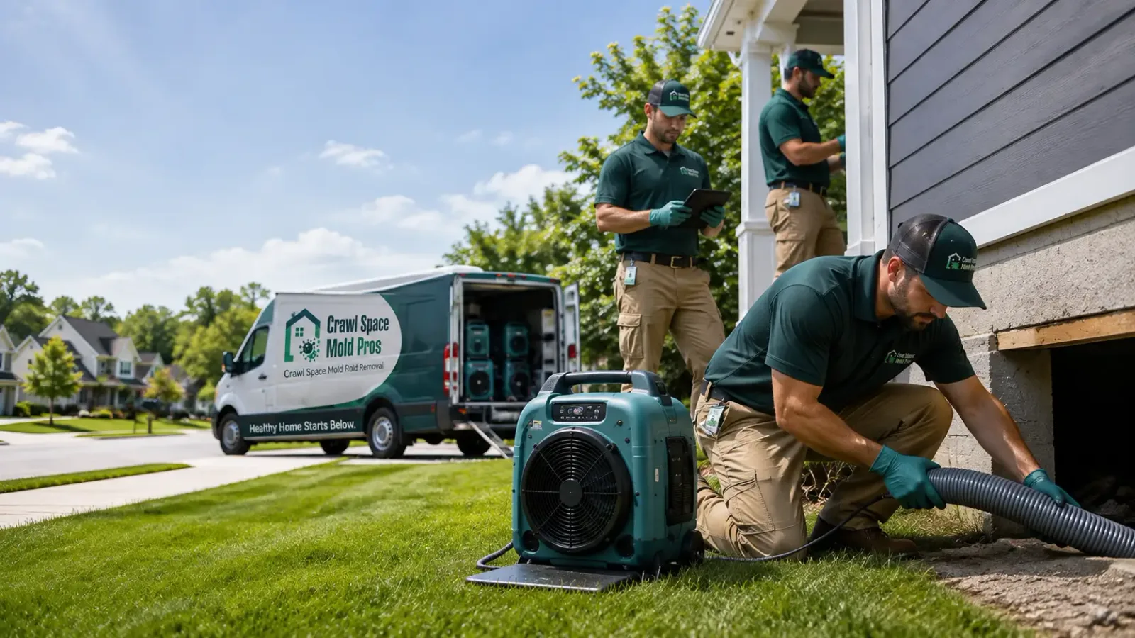 Crawl Space Mold Removal in Richlands, NC